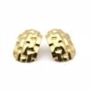 Serpenti Viper GoldTextured Gold Chunky Stud Earrings - Gold Plated Anti-Tarnish Statement Jewelry 2