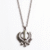 Powerful Khanda Symbol Pendant Necklace for Men & Women | Stainless Steel Silver Chain Sikh Religious Jewelry | Premium Unisex Spiritual Gift